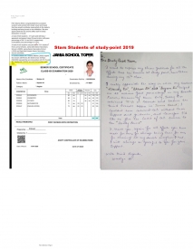 letter of contribution of my coaching institute BY WADIYA